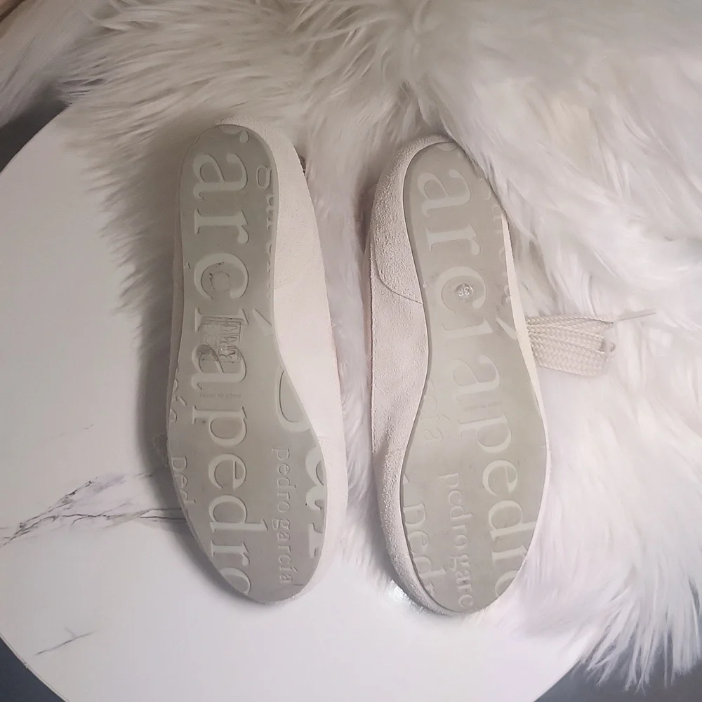 Pedro García Parson lustrous frayed silk satin rawedges/suede cowhide trm… - Picture 10 of 10